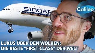 Luxus über den Wolken: Reporter Christoph testet die beste First Class der Welt!