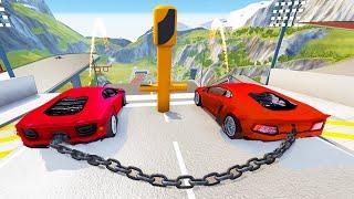 Satisfying Car Crash Game HIGH SPEED JUMPS #13 BeamNG Drive