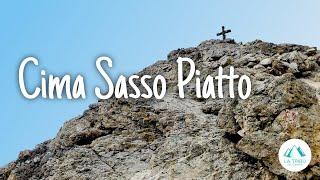 In vetta al Sasso Piatto partendo dall'August Weg #sassopiatto #sassolungo #valgardena #valdifassa