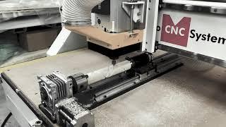 CNC Router with 4th Axis Rotary Table
