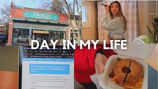 DAY IN MY LIFE | staying organized, studying & eating food