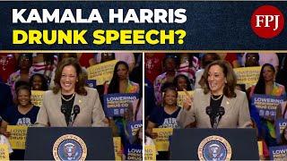 Viral Video Shows US Vice President Kamala Harris's Drunk Speech?