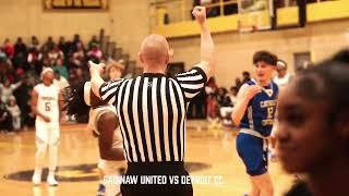 Saginaw United vs Detroit Catholic Central | First High School Basketball Game | 2 Saginaw Coaches