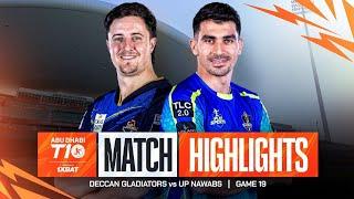 Abu Dhabi T10 2024 I Match 19 Highlights: UP Nawabs vs Deccan Gladiators | Season 8