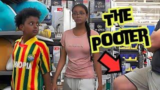 THE POOTER - Man farts in jug, then sniffs it!