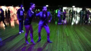 Adrian Rodriguez Carbajal & Oliver Pineda social dance with Elysia Baker