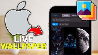 How To Use Live Wallpaper on iPhone (iOS 18) (2024) Step-By-Step