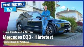 Der Mercedes EQB - Elektroauto Härtetest auf der Autobahn - Klare Kante mit 7 Sitzen