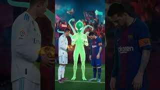 The cosmic penalty showdown Ronaldo vs. Messi's Alien Duel!"