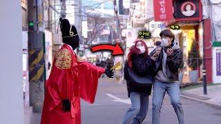 왕으로 놀래키기 몰래카메라ㅋㅋ(다시보기)