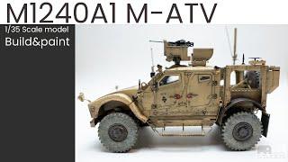 U.S. Military M1240A1 M-ATV Ryefield Models 1/35 How to Build and Paint Scale model kits.