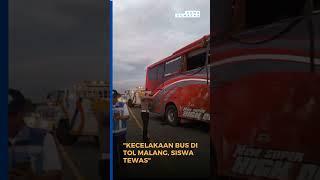 Tragedi Kecelakaan Bus di Tol Malang Siswa SMPIT Bogor Tewas