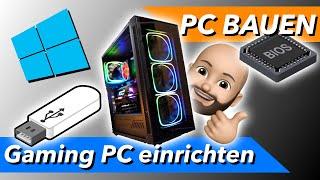 PC gebaut wie gehts weiter? - Gaming PC einrichten | Windows & Treiber installieren