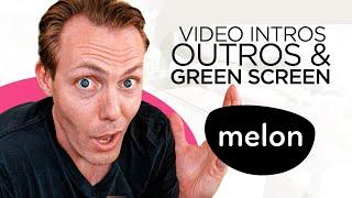 Melon: How To Add Video Intros, Outros & Green Screen (Streamlabs Live Streaming App)