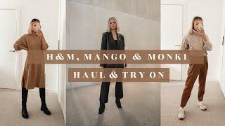 H&M, MANGO & MONKI | HAUL & TRY ON | NINA LEA CAINE