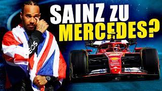 Trotz Sieg: Hamilton bereut Ferrari-Wechsel NICHT! Geht Sainz jetzt doch zu Mercedes?