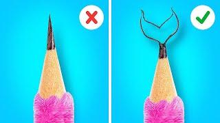 ¡DESAFÍO DE ARTE MEGA RICOS VS POBRE! Mezclando colores para una obra maestra por TeenVee