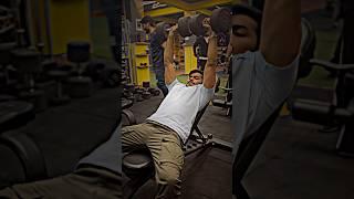 Incline Dumble press #adityag #chest #gym