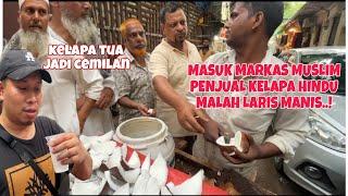 TERNYATA DI INDIA KELAPA TUA JADI JAJANAN STREET FOOD, MALAH LARIS MANIS️