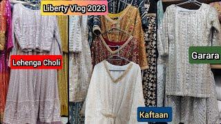 panni work suits...lehenga choli 2023 new variety | liberty market lahore vlog 2023 | #kaftan