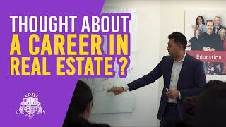 Thought about a career in real estate?