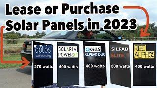 Buying vs Leasing Solar Panels #Shorts