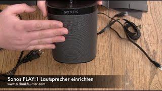 Sonos PLAY:1 Lautsprecher einrichten und mit Musik verbinden