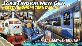 KERETA EKONOMI MALAM TERNYAMAN JOGJA JAKARTA !! Naik KA Jakatingkir Ekonomi New Generation Terbaru