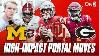 CFB Transfer Portal Moves That Will SHAPE 2025 | Mateer To Oklahoma, Georgia WRs, Michigan Toughness