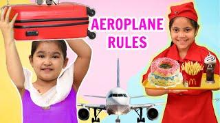 Kids PRETEND Play AEROPLANE Rules | Desi Girl in Plane | ToyStars