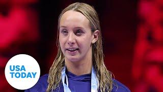 Team USA swimmer Paige Madden talks Olympic superstitions | USA TODAY