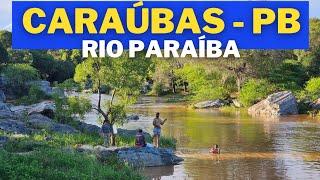 Passamos por Caraúbas no cariri paraibano! Nossa surpresa foi ver tanto peixe no rio.