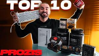 PROVANDO OS 10 MELHORES PRODUTOS DA PROZIS !