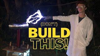 I Built a Lightning Machine... Spark Gap Tesla Coil Build Guide