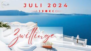 Zwillinge Juli 2024 // Du räumst in Deinem Leben auf und das darfst Du hierzu wissen 