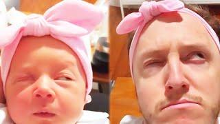 Priceless Baby Reactions When Playing With Daddy - Funny Baby Video || Cool Peachy