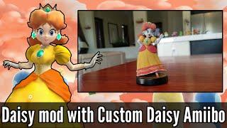 Daisy Mod with Custom Daisy Amiibo - Super Smash Bros. Wii U Mod