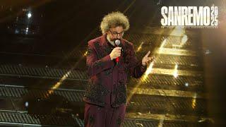 Sanremo 2025 - Simone Cristicchi canta "Quando sarai piccola"