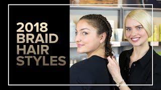 2018 Braid Hairstyles Featuring Jaclyn Forbes