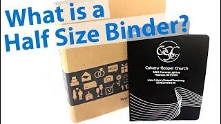 What is a Half Size Binder? | Binding101.com