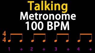 100BPM Talking Metronome (Eighth Note) 人聲節拍器