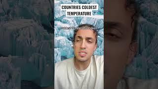 Countries Coldest Temperature