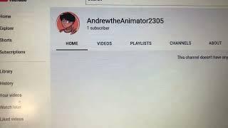 There’s an Impersonator of AndrewtheAnimator2305/Andrew Orozco