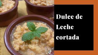 Dulce de leche cortada. El Jamaliche