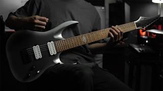 AFFORDABLE 7 STRING GUITAR - Sqoe SEIB7S - Unboxing + Sound Demo