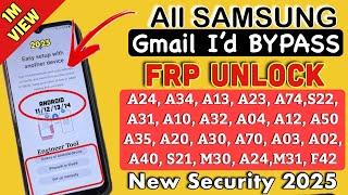 Samsung FRP Bypass 2025 | Samsung Frp Bypass Android 12-13-14 | Frp Bypass Samsung #samsungfrpbypass