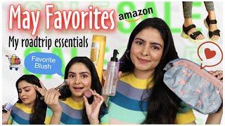 MAY FAVORITES // Road Trip Essentials from AMAZON MONSOON SALE | Kashika Chauhan