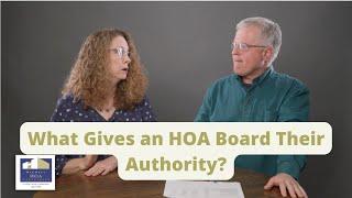 What Gives an HOA Board Their Authority?