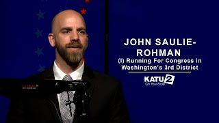 Know Your Candidates 2024: John Saulie-Rohman, U.S. Congress, Washington District 3