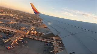 {4K} [FULL FLIGHT] Phoenix (PHX) - Las Vegas (LAS) — Southwest Airlines — Boeing 737-76Q - N7815L